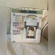 Black & Decker JW 200 LIDS OFF Automatic Jar Opener White
