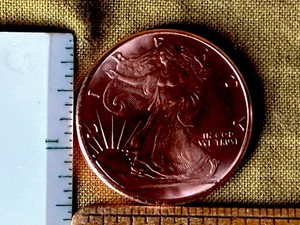 VERY NICE 8~1 OZ. FINE COPPER ROUNDS BOUGHT FROM GOLDEN STATE MINT