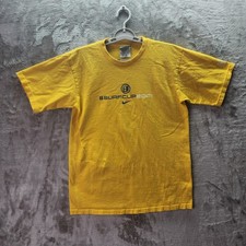 Vintage Nike Surf Cup 2001 T-Shirt Small Yellow USA Made San Diego Soccer