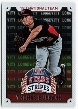 2015 Thomas Burbank Panini USA Baseball Stars & Stripes Rookie Longevity Hobby