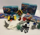 Lego Lot Of 3 Set Aquanauts Aquacessories 6104 Shark Attack 6599 Sea Sprint 6125