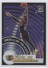 2020-21 Panini Donruss Optic T-Minus 3 2 1 Purple Prizm Damian Lillard #14 0i1b