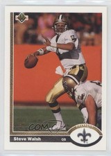 1991 Upper Deck Steve Walsh #395 0w8