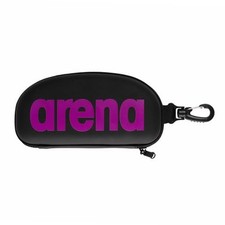 Unisex Swim Goggle Case For Swimming Goggles, Protective Black/Purple
