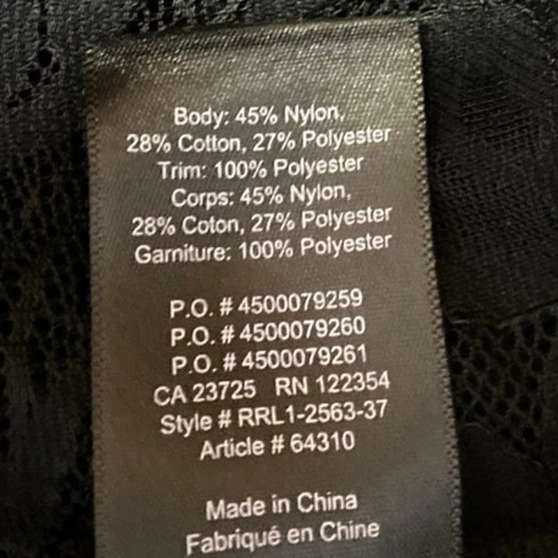 Aritzia Babaton Black Floral Lace Sheer Long Sleeve Collared Blouse Top Size XXS - Image 4 of 4