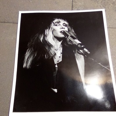 Janet Macoska photo Stevie Nicks  B&W Portrait Photograph Print Glossy Unframed