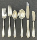 Silver Wheat Reed & Barton Sterling Flatware 6 piece place setting vintage