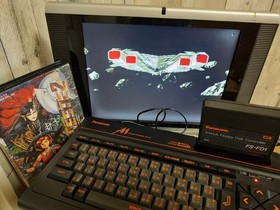 ALESTE 2 COMPILE MSX MSX2 Game Disks, w/Manual, Art Book, Box. Working, Japan