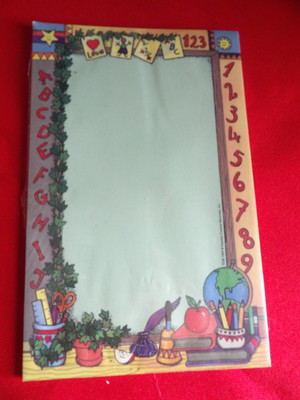 vintage 1998 notepad Teacher Created Materials Inc 50 sheets teacher / student