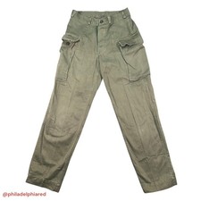 Vintage 1970  s Olive Green 1977 vintage military cargo pants mens 28/30
