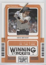 2021 Panini Contenders Winning Tickets Kris Bryant #WT-KB 18af