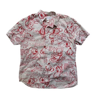 Comme Des Garçons Shirt Disney Mickey Mouse CDG Button Up Shirt