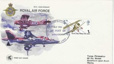1968 Anniversaries Superb First Day Cover With RAF College Cranwell Handstamp