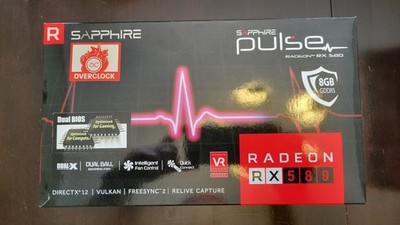 SAPPHIRE Pulse Radeon RX 580 8GB GDDR5 Graphics Card **NOT WORKING**
