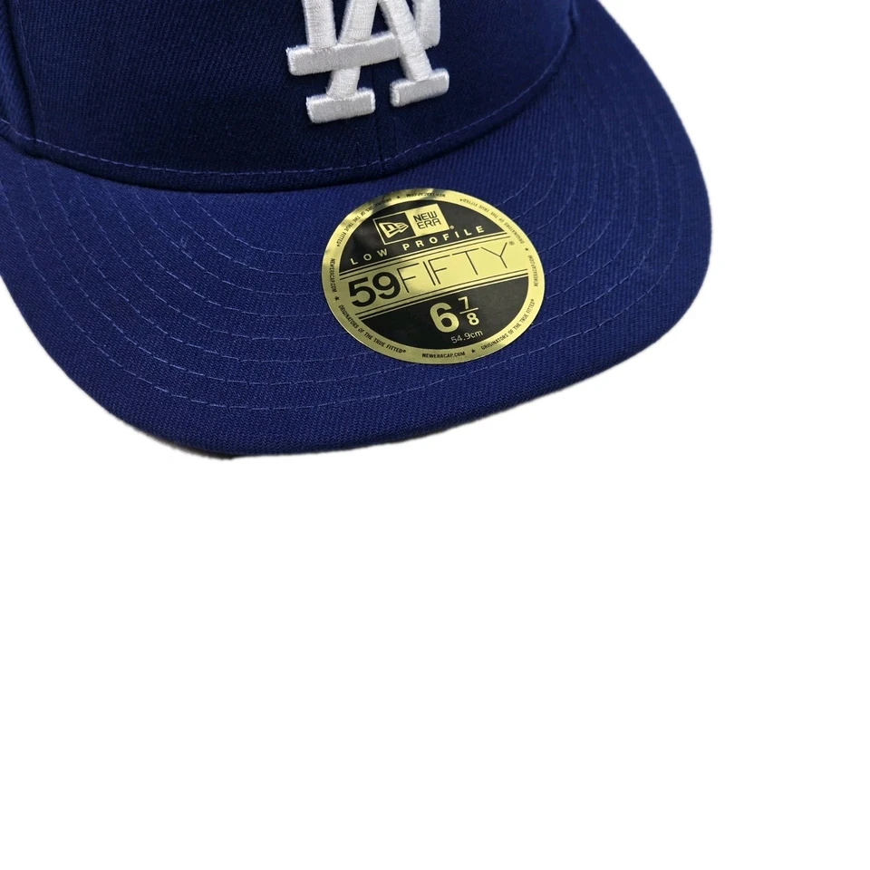 LA Dodgers MLB New Era 2024  World Series Patch 59fifty Fitted Hat Size 6 7/8 - Image 2 of 4