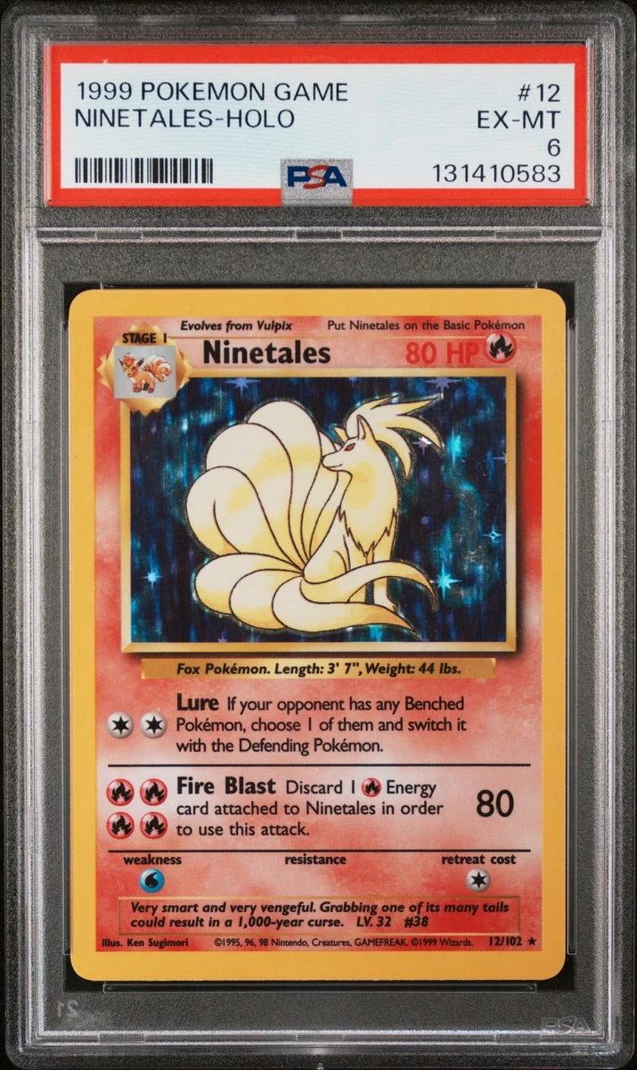 Pokémon TCG Base Set Grade 6 English Collectible Individual Card