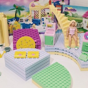 LEGO Belville Lot 7585 7583 5890 Horse Stable Puppies Dollhouse Parts Box Manual