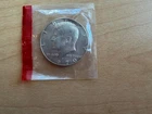1970 D Kennedy BU Half Dollar 40% Silver From Mint Set In Mint Cello