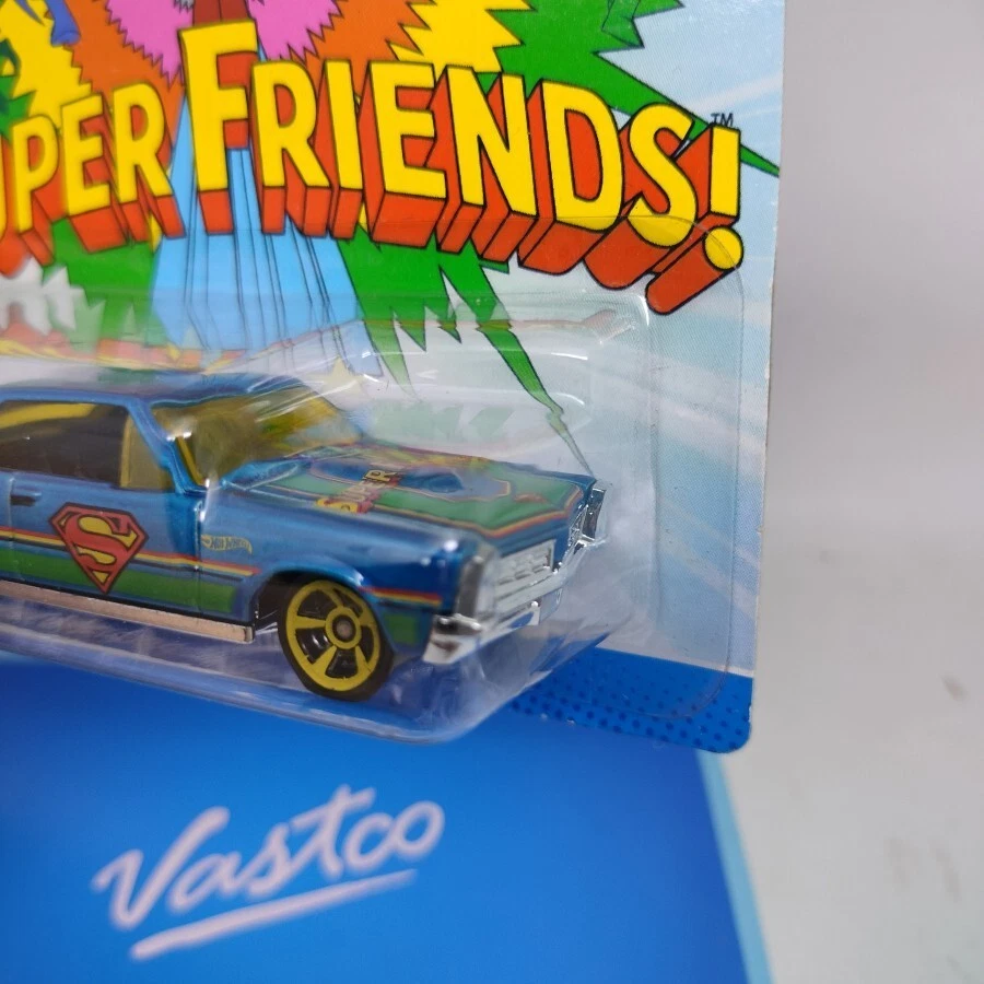 Hot Wheels Diecast DC Comics Superman Super Friends 65 Pontiac GTO