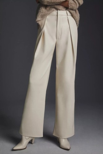 MOTHER Tunnel Vision Faux Leather High Waist Pants Trousers 31 NWT Anthropologie - Picture 3 of 6