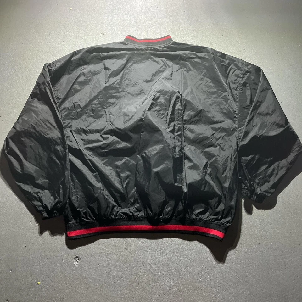 Cortavientos vintage de fútbol americano Y2k Varisty de la década de 2000 verde talla XXL Foto 3 de 4