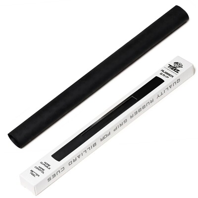 Tiger Real Rubber Billiard Pool Cue Hand Grip Wrap Black - AUTHORIZED DEALER