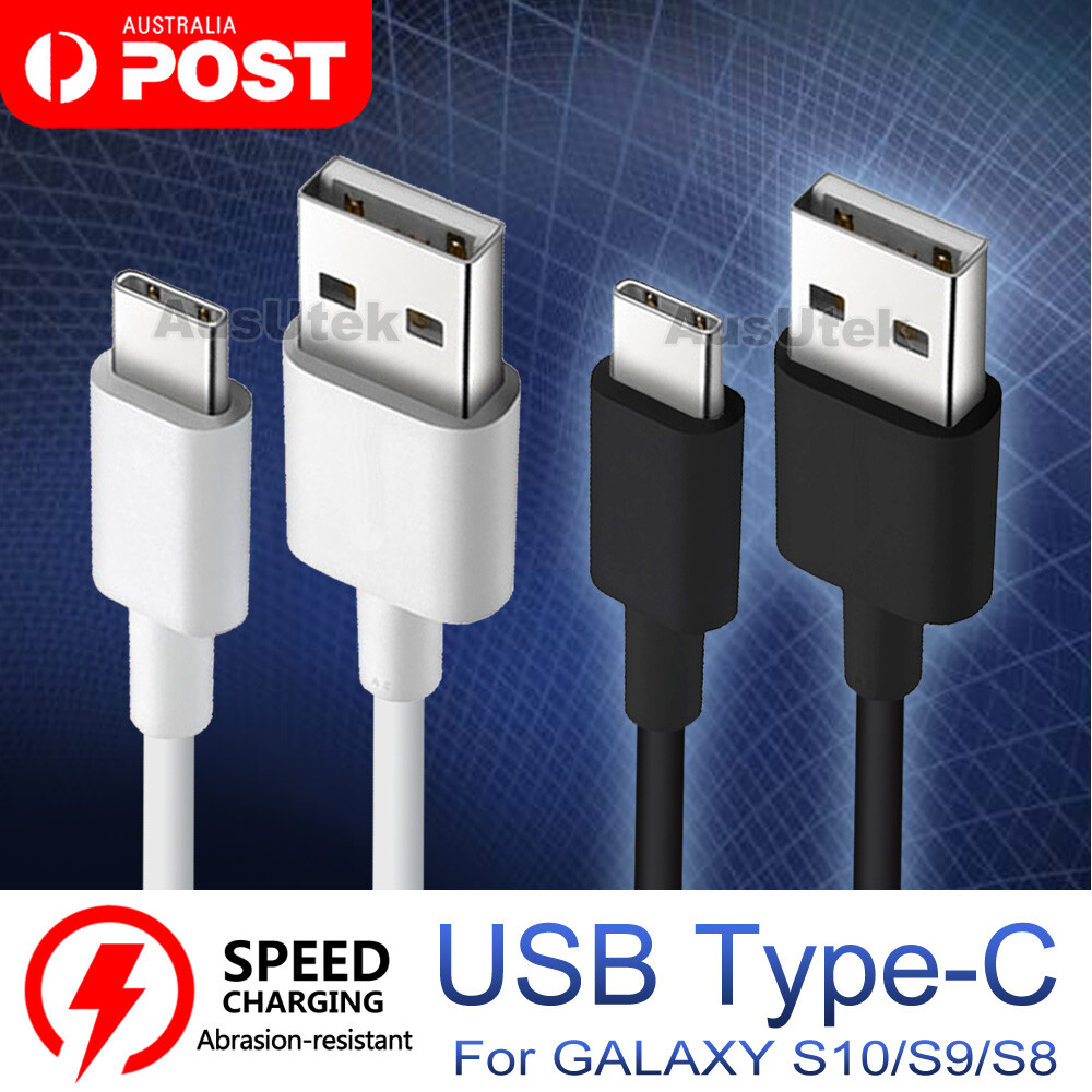 2x 3M LONG USB-C Type C Data Cable Fast Charging For Samsung S21 S10+ S20 S9