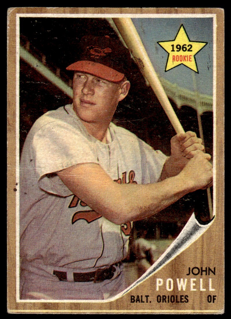 1962 Topps 99 John Powell Baltimore Orioles VG