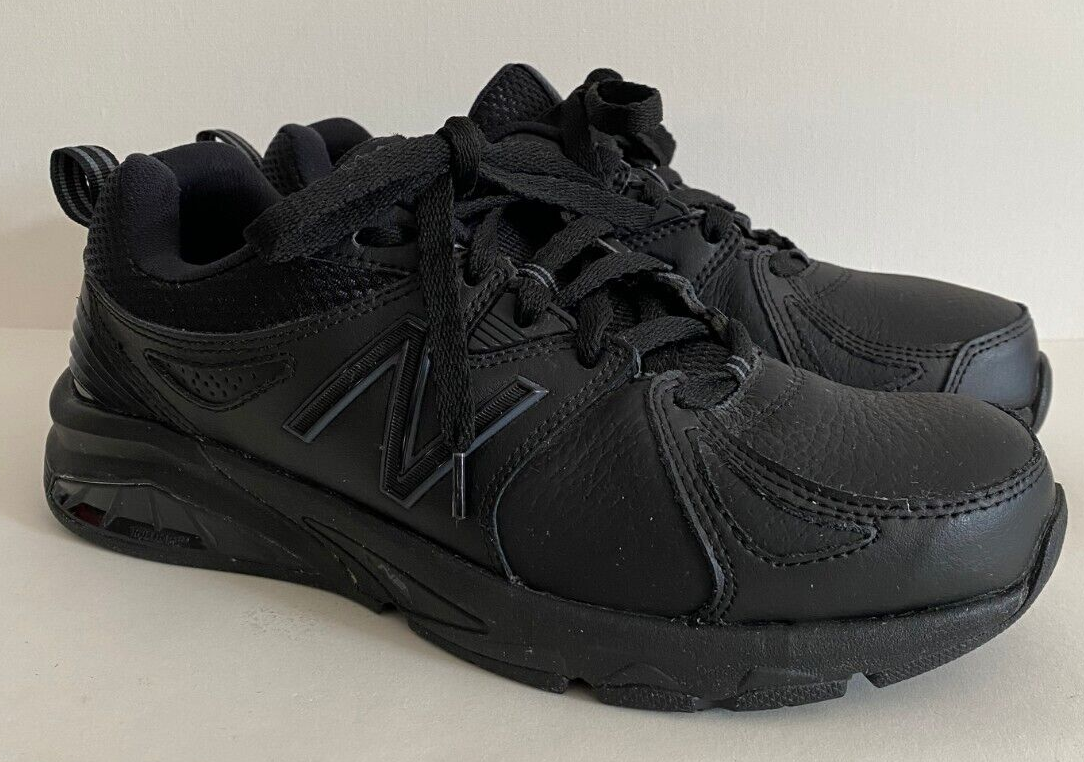 New Balance WX857AB2 Black Lace Up Cross Trainer Sneaker Shoes