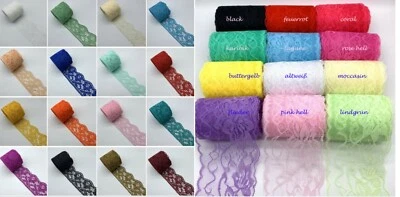 2-5 Meter Spitze Spitzenband lace Spitzenborte Zierband nicht elastisch 60-80mm - Bild 1 von 3