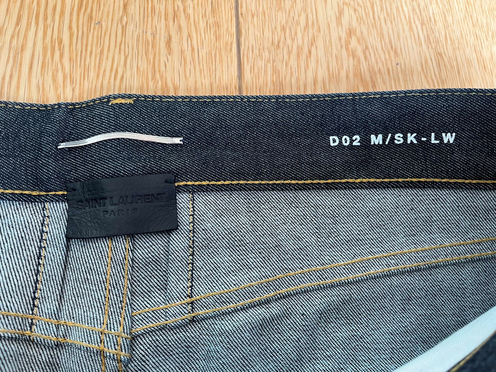 Jeans skinny Saint Laurent Hedi Slimane D02 M SK LW blu 32