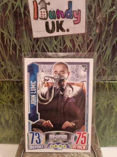 Dr Doctor Who Alien Attax Card Game TCG - Human Robot Cyborg Time Lord companion - Picture 102 of 139