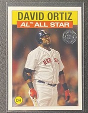 2021 Topps Series 2 - DAVID ORTIZ - 1986 AL All Star Insert - 86AS-43 - Red Sox