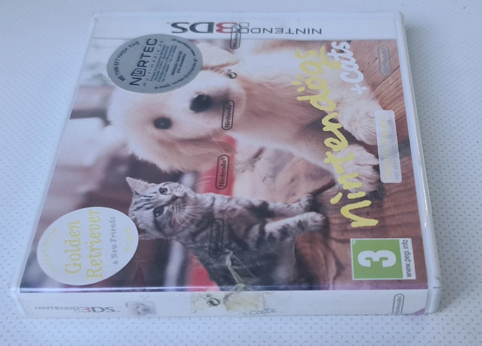 NINTENDO 3DS NINTENDOGS + CATS Golden Retriever Brand New Sealed - Image 3 of 4