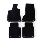 Car Floor Mats Velour For Maserati Quattroporte Waterproof Black Carpet Liners