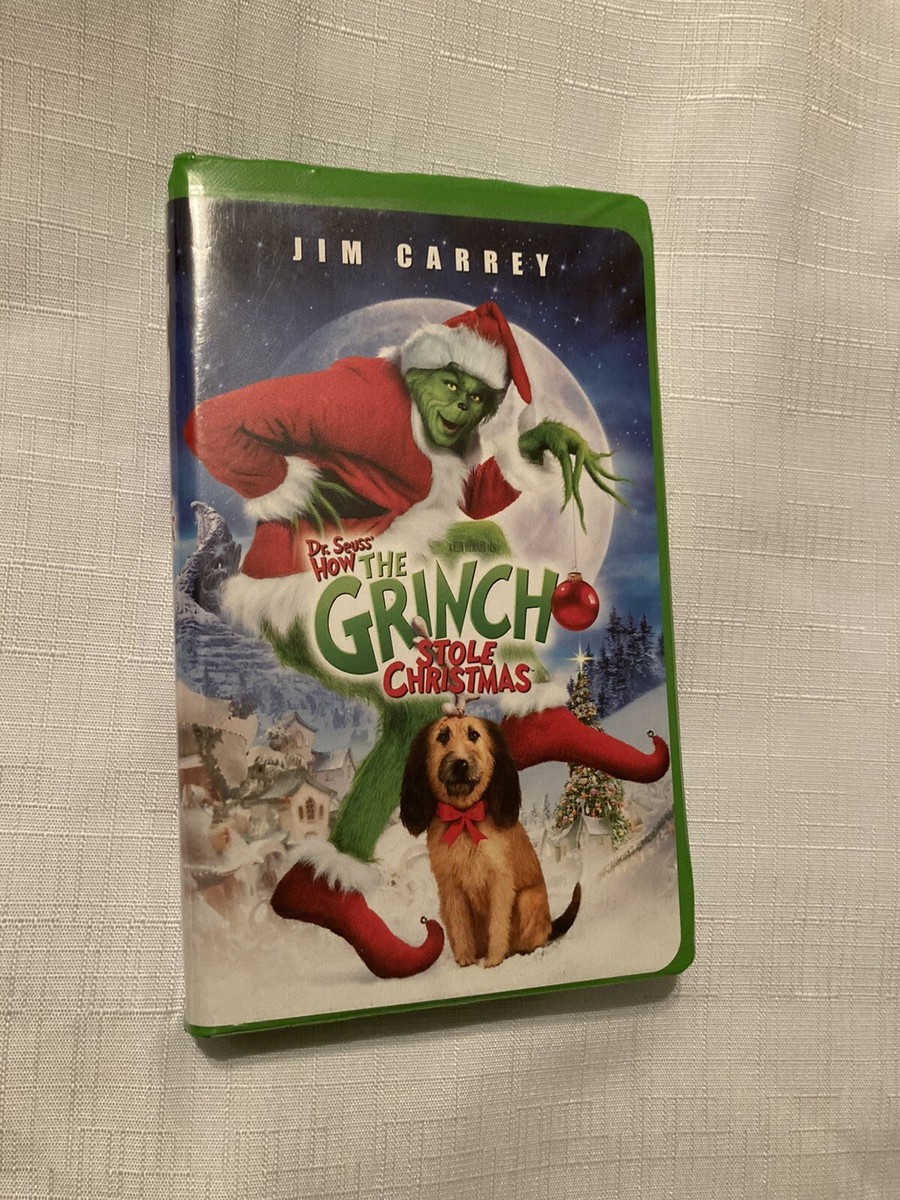How the Grinch Stole Christmas VHS 2001 Jim Carrey Clamshell | eBay