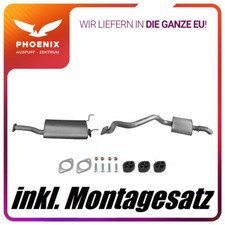 für Ssangyong Rexton 2.7 Xdi 120kW ab 2004 Auspuffanlage Mittel+Endschalldämpfer