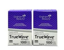 True Wave End Papers Regular 2.25"X.25" 1000ct-2 Pack