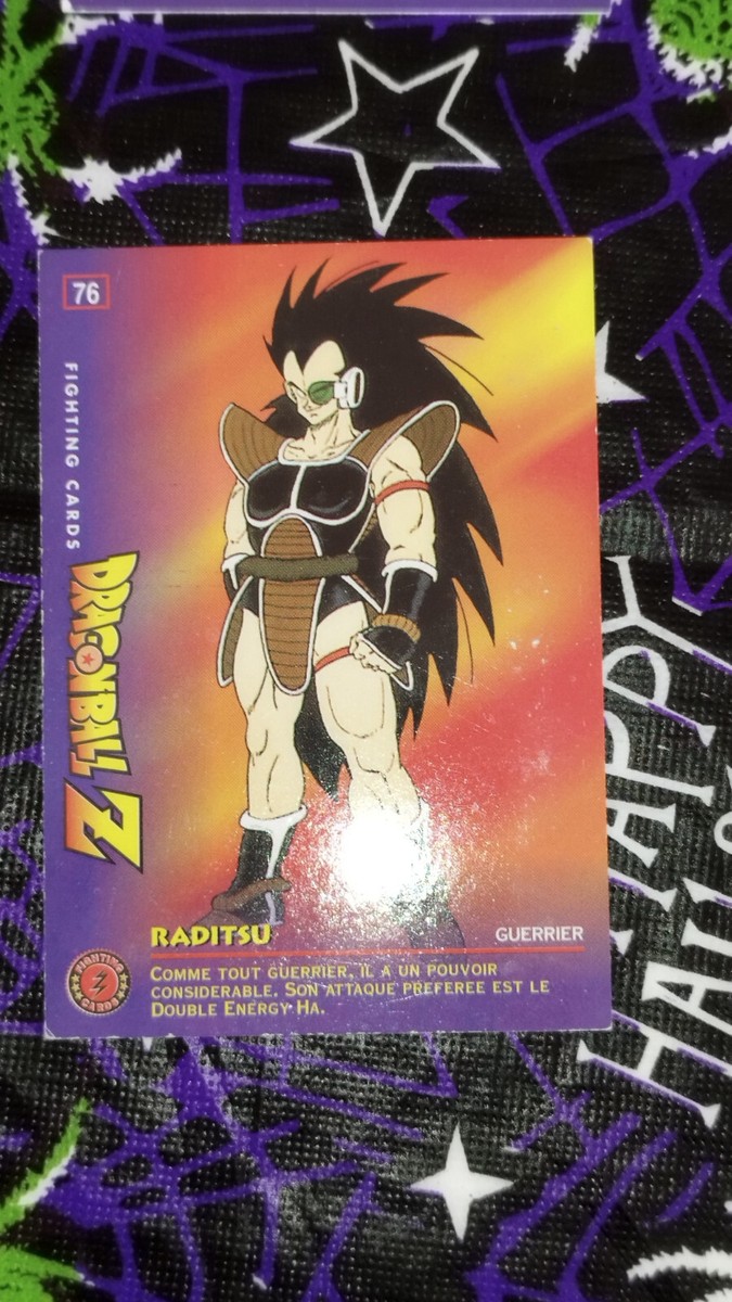 Carte Dragon Ball Z Fighting Cards n° 76 Dbz Panini Raditz