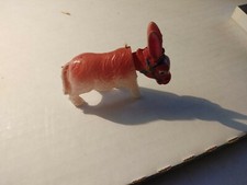 VINTAGE CELLULOID DONKEY NODDER FIGURE TOY- MID CENTURY