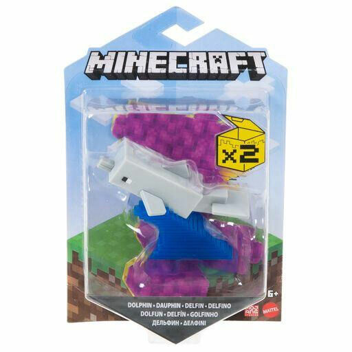 Minecraft Craft-A-Block Dolphin Action Figure - Mattel New