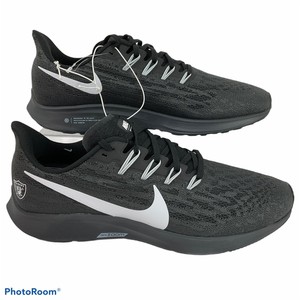 Nike Air Zoom Pegasus 36 Las Vegas Raiders Sz 10.5 Running Shoes CI1942-001 New | eBay