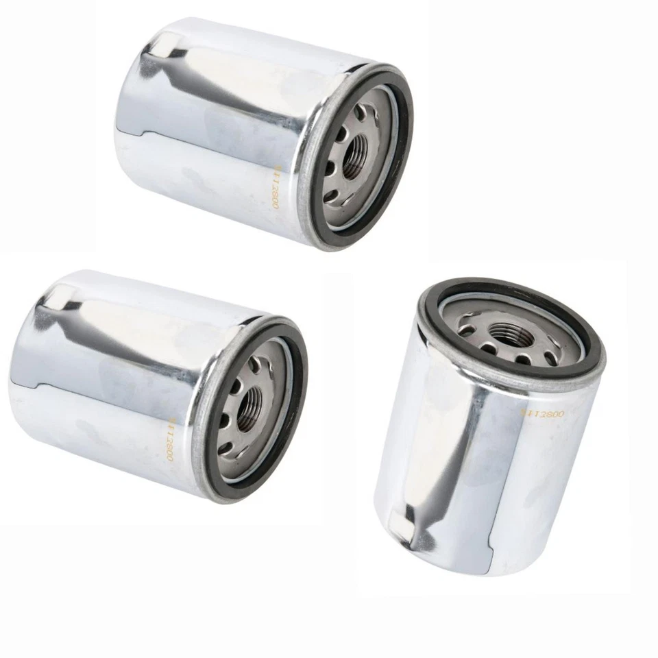 3x Hiflo HF170C Filtro De Aceite Cromado - Imagen 3 de 3