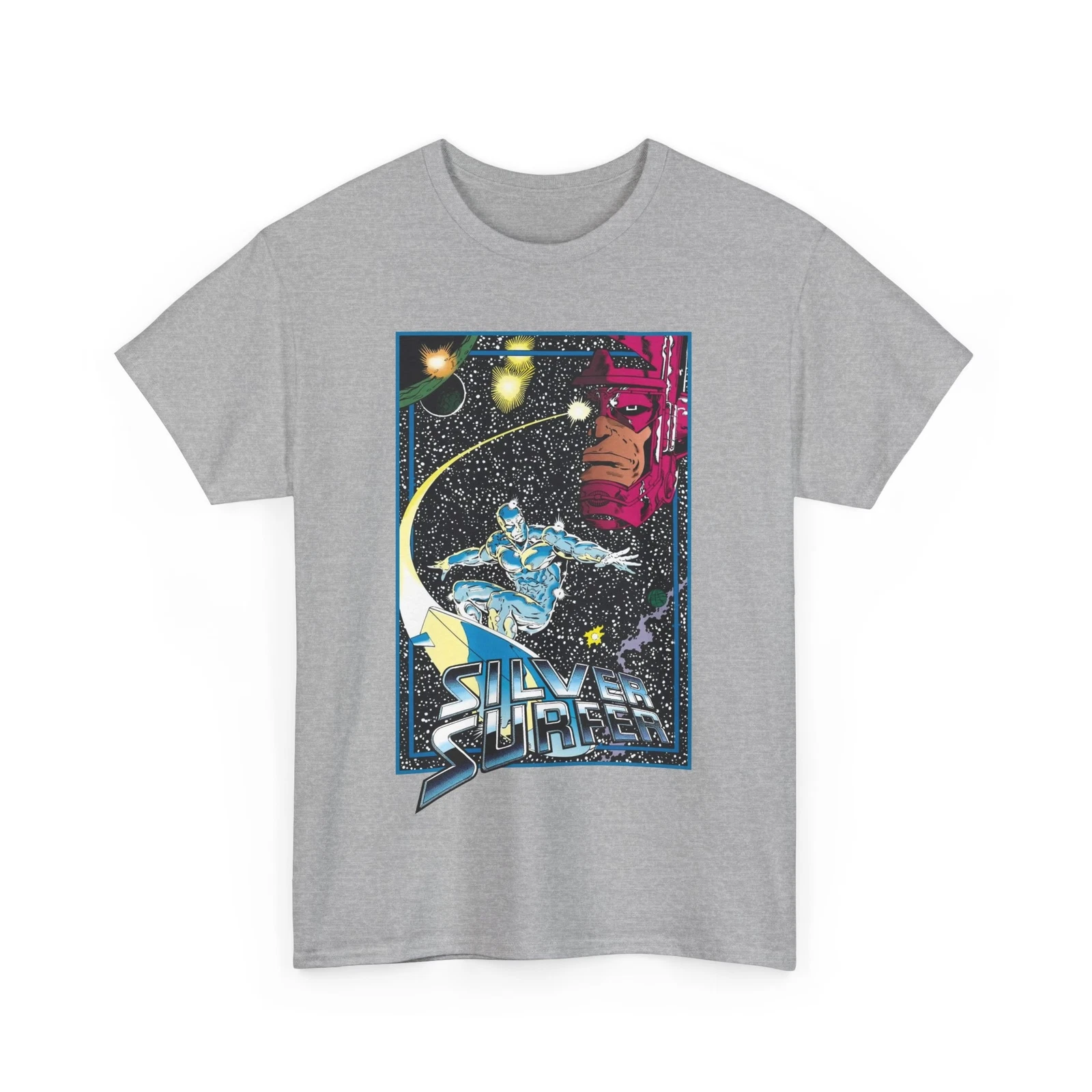 Silver Surfer T-Shirt - Marvel Comics - Ron Lim Art - Galactus - Norrin Radd