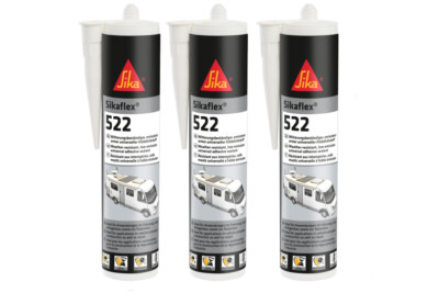 3x Sikaflex -522 WEISS - 300ml Sika522 Sikaflex-522 white 3er 3-er Set weiß