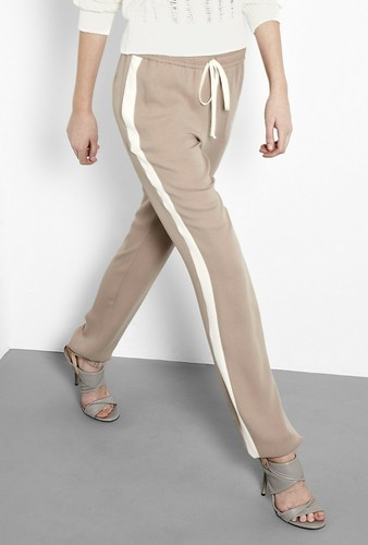 Contrast STRIPE JOGGER Drawstring Pants 