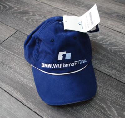 BMW WILLIAMS F1 TEAM FORMULA 1 CAP HAT COTTON BLUE 2005 VINTAGE ONE SIZE 58 cm.
