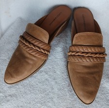 Lucky Brand LP-Melaida Mules slip on Topanga Tan Dress Winter Haze ladies 8.5