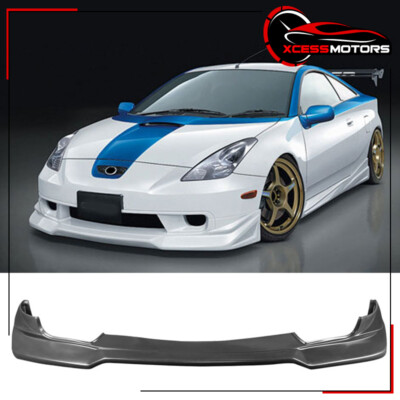 Fits 00-02 Toyota Celica JDM VIP Style Front Bumper Lip + Rear