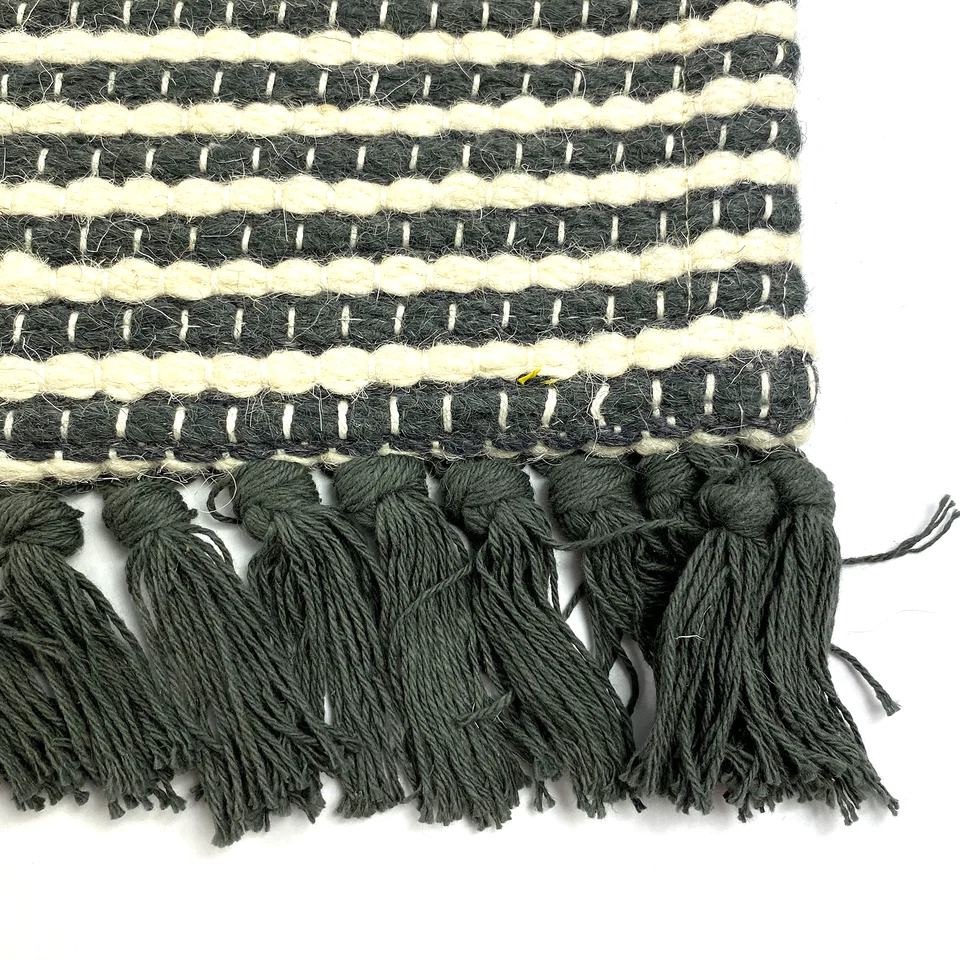 Rug Floor Mat Indoor Runner Rug W/ Decorative Design Tassels 24x36 Size NWT - Image 4 of 4